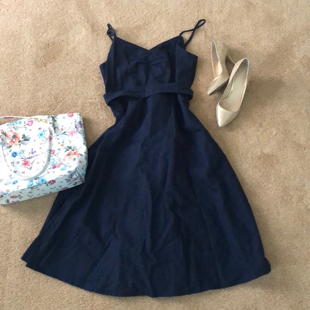 Navy blue dress